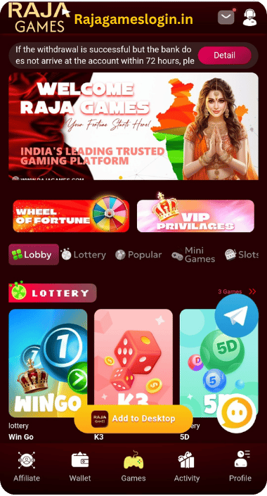 Raja Games App